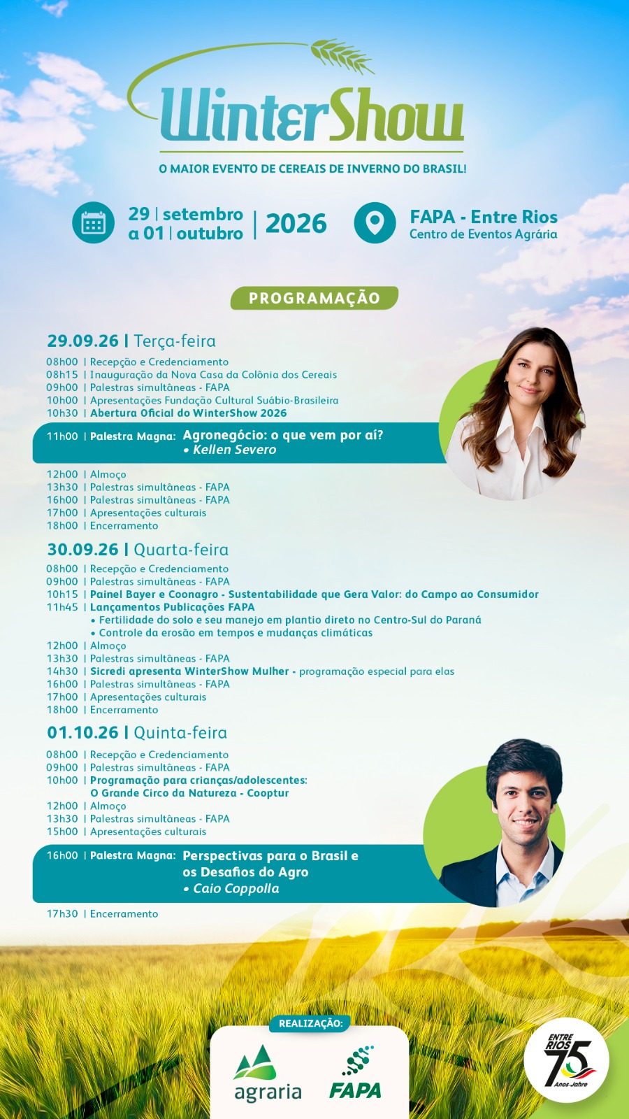 Sistema FAEP e Sindicato Rural de Guarapuava estarão no WinterShow 2026